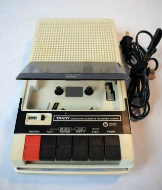 Vtg Radio Shack/Tandy CCR - 81 Computer Cassette Tape Recorder 26 - 1208A - 2