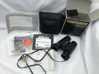 Vintage Nikon Companion Travelite Iil Binoculars 9 X 25cf