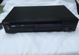 Vintage Sony Cdp - 491 Cd Player Single Disc