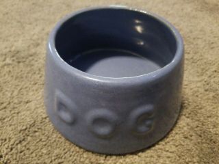 Vintage Mccoy? Pottery Blue Dog Bowl