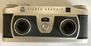 Graflex Stereo Graphic 3d Film Camera W/ Case Serial 1011897