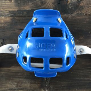 Jofa hockey helmet mouthguard blue vintage classic BMX 2