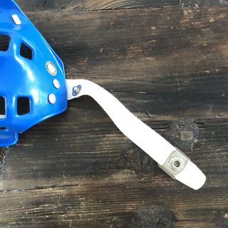 Jofa hockey helmet mouthguard blue vintage classic BMX 3