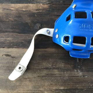 Jofa hockey helmet mouthguard blue vintage classic BMX 4