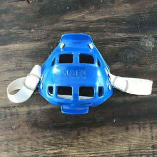 Jofa hockey helmet mouthguard blue vintage classic BMX 7