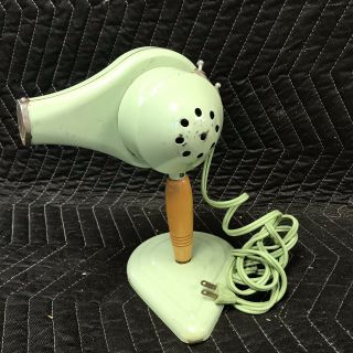 Vintage Green Handy - Hannah Electric Hair Dryer With Stand