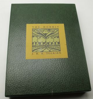 Vtg Collector Book The Hobbit J.  R.  R.  Tolkien W/ Slip Case Un - Read 1976