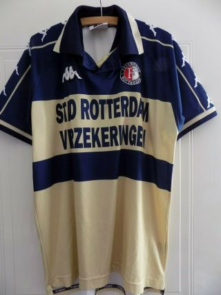 2000 Kappa Feyenoord Rotterdam Retro Jersey Soccer Football Shirt Vintage Mens L