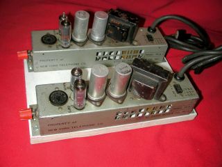 Bogen Pca - 1 Western Electric / Ny Telephone Tube Amplifier Booster Preamp [pair]