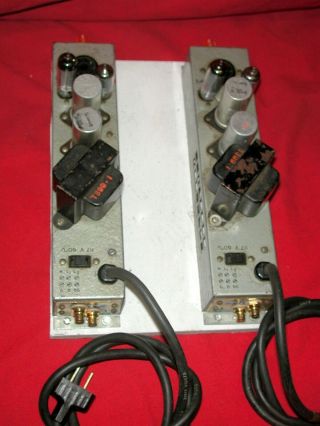 Bogen PCA - 1 Western Electric / NY Telephone Tube Amplifier Booster Preamp [Pair] 5