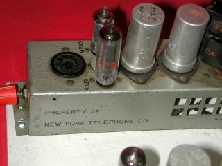 Bogen PCA - 1 Western Electric / NY Telephone Tube Amplifier Booster Preamp [Pair] 7