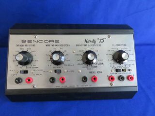 Vintage Sencore Handy 75 Model Rc146 Resistor Capacitor Substitution Box