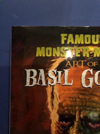 FAMOUS MONSTER MOVIE ART OF BASIL GOGOS SIGNED Limited Slipcover HC Edition 5