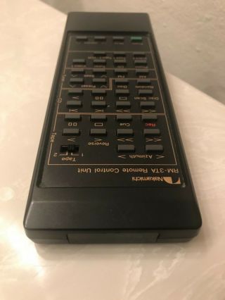 Vintage Nakamichi RM - 3TA Remote Control for Nakamichi TA - 3 and TA - 3A Receivers 6