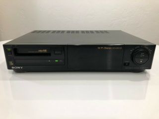 Sony Ev - S2000 Hi8 Video8 8mm Video 8 Player Recorder Vcr Deck As - Is