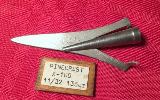 Pinecrest X - 100 11/32 135gr Vintage Broadhead Arrow Archery