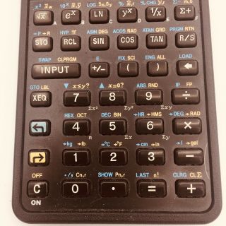 Vintage HP 20S Scientific Calculator Hewlett Packard Soft Case 2