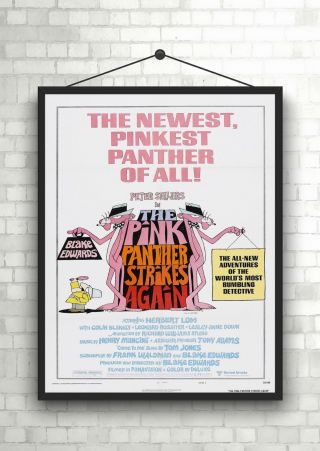 The Pink Panther Classic Vintage Large Movie Poster Art Print A0 A1 A2 A3 A4 Max