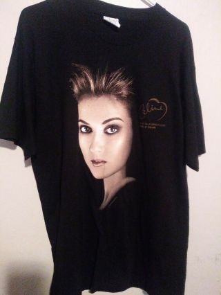 Celine Dion Shirt Vintage Hip Hop T L (40 " Chest)