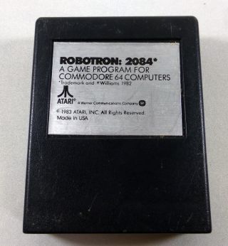 Commodore 64/128: Robotron 2084 - C64 Cartridge - -