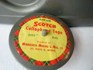 VTG Scotch Tape Dispenser MINNESOTA MINING MFG Co 9.  5 