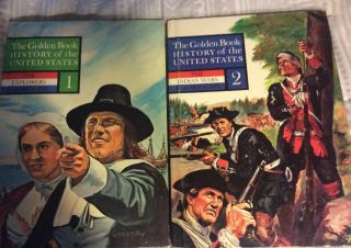 Vintage Golden Book History of the United States - 12 Volumes Pub.  1963 Complete 2