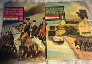 Vintage Golden Book History of the United States - 12 Volumes Pub.  1963 Complete 3
