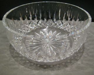 Vintage Waterford Crystal 8 Inch Round Bowl - Lismore