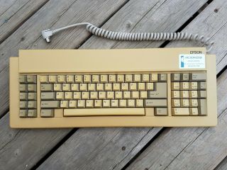 Epson Q503a Vintage Mechanical Keyboard | Fujitsu Leaf Spring 3rd Gen