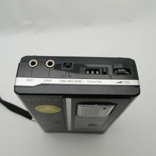 Vtg Sony TCM - 6DX Walkman (needs belts replaced) 3