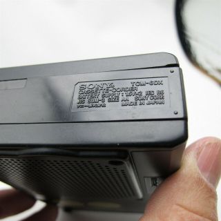 Vtg Sony TCM - 6DX Walkman (needs belts replaced) 5