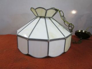 Vintage Stained Glass Tiffany Hanging Light Shade Ceiling Fixture