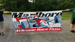 Vintage Marlboro Indy Car Racing Banner