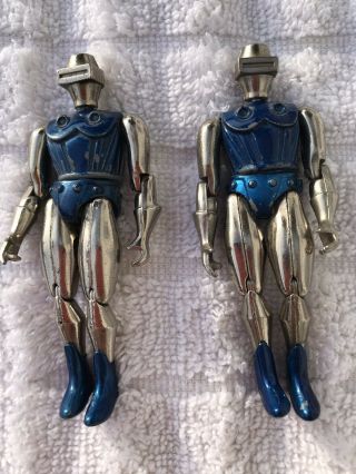 Two Vintage Zee Toys Metal Man Radon