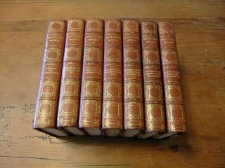 Complete Of John Greenleaf Whittier Amesbury Edition 1892 Leather Bound