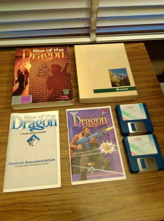Boxed Amiga 500 Game - Rise Of The Dragon - Fantastic