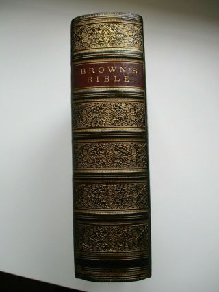 1861 King James Holy Bible Extra Gilt Fine Binding Steel Engravings Stunning Vgc
