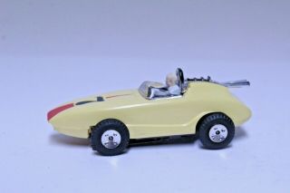 Vintage Ho Scale Aurora Tjet Indy Race Car Slot Car