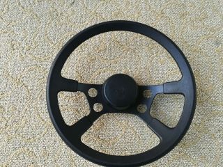 Fiat X 1/9 19 Steering Wheel Vintage 4 Spoke Bertone Horn Button