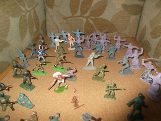 Vintage Toy Soldiers Plastic Britains Timpo Airfix Wwii German Nepolonic Arabs
