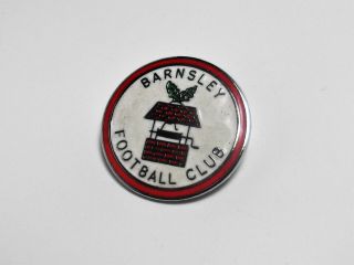 Barnsley Fc - Vintage Enamel Crest Badge - Reeves