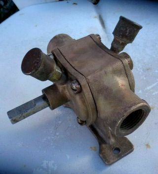 Vintage Brass Water Pump Sp 51 With Grease Cups Marine Boat Rv Hit Miss Engine