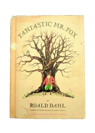 First Edition Roald Dahl Fantastic Mr.  Fox 1970 Hardcover 1st Printing
