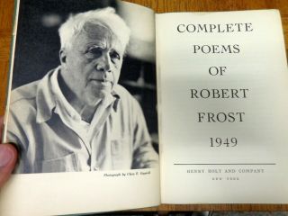 COMPLETE POEMS OF ROBERT FROST 1949 - SIGNED 7
