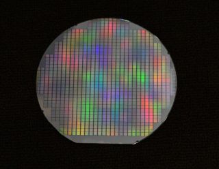 6 Inch Silicon Wafer - 1991 Dallas Semiconductor 64k Memory Chips - Ds2064