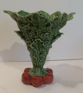 Vintage Bordallo Pinheiro Radish Vase