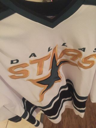 Vintage Dallas Stars Off.  Lic.  Ccm Jersey,  Size Xl