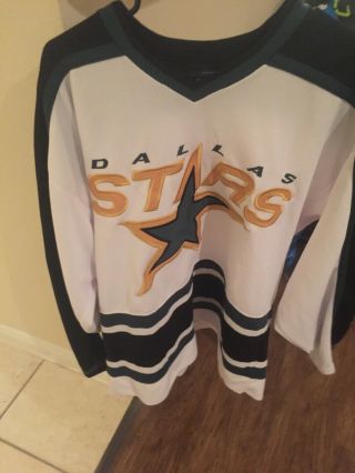 VINTAGE Dallas STARS OFF.  LIC.  CCM Jersey,  Size XL 3