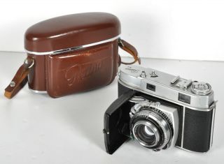 Vintage Retina Iic 35mm Rangefinder Camera & Case Rodenstock 50mm F2.  8