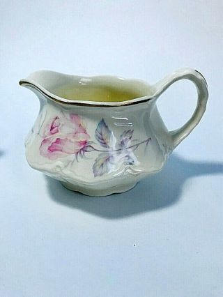 Homer Laughlin Vintage 1940 ' s Sugar Bowl and Creamer Made in the USA 2